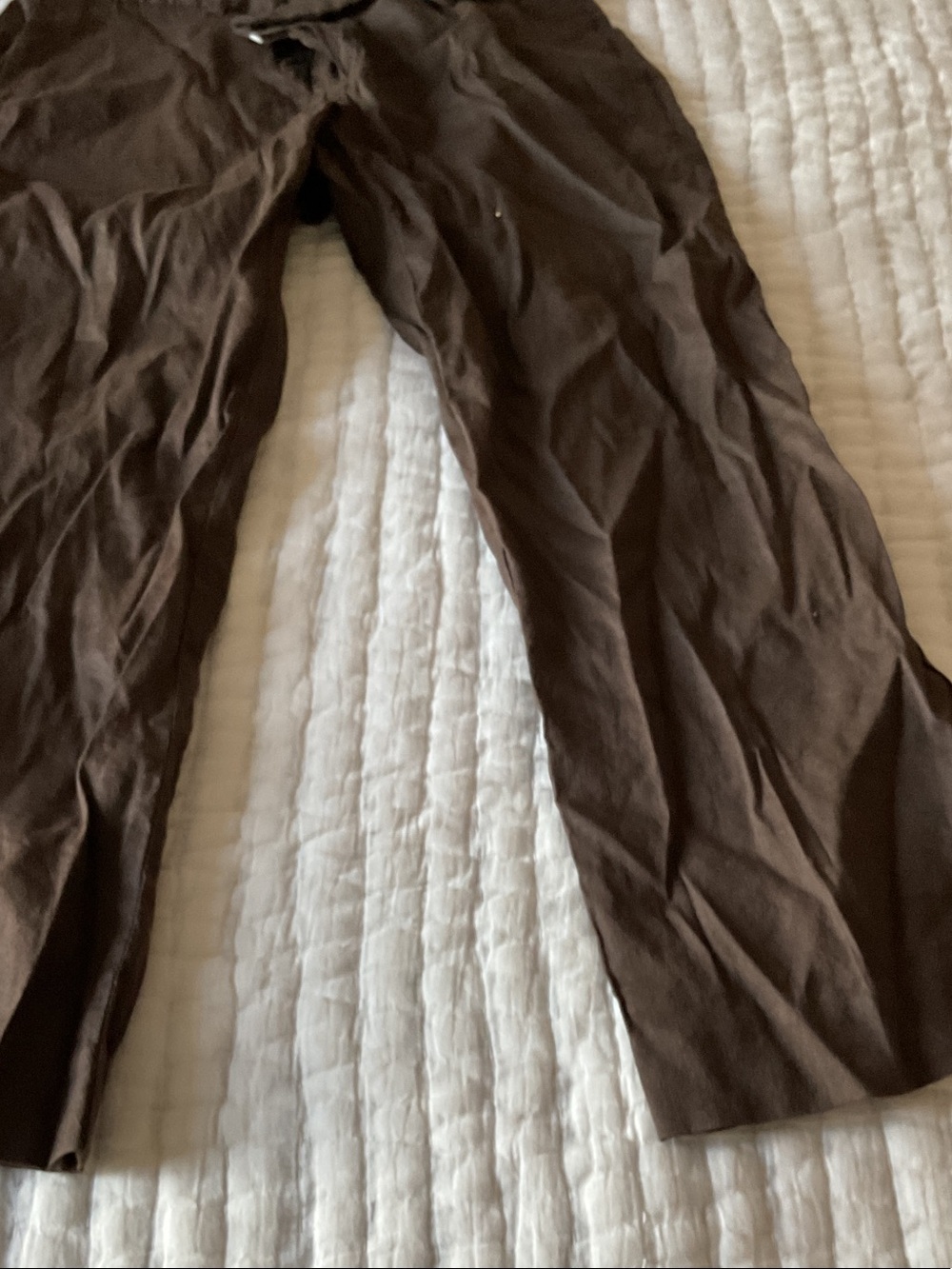 Theory cropped Leg Women's Pants in Dark Brown